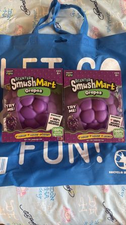 Crazy Fun Scented SmushMart Grapes Squishy Toy – 2 Pack