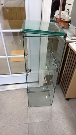 Cabinet glass display 4 shelves