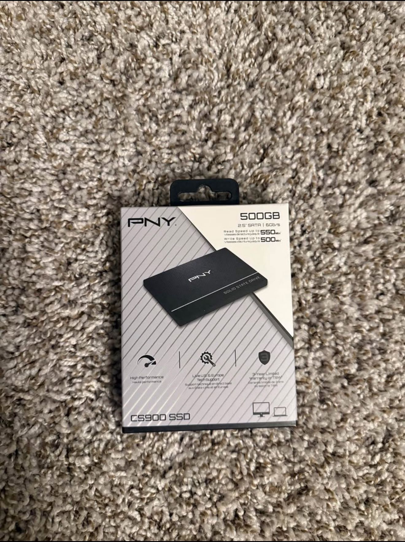 PNY 500gb 6gbs SSD
