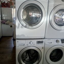 LG  Frond Load Washer Gas Dryer Digital Auto Sensing Load Super Large Capacity In Excellent Condition 