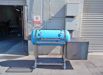 Custom Offset Smoker 60 Gallon