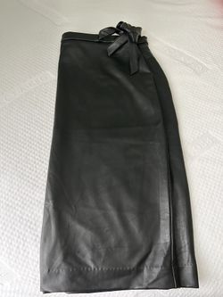Faux Leather Skirt