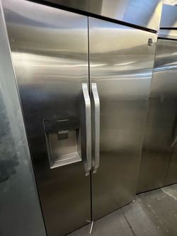 Stainless Steel Side-by-Side Refrigerator