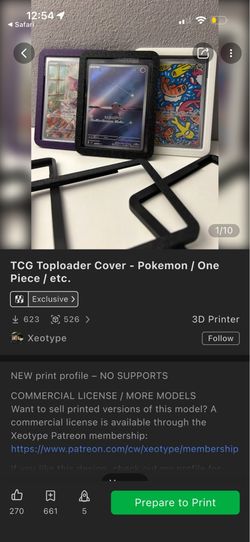 Customer top loader guard 3d print