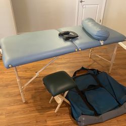 Massage Table With Chair Cover & Pillow