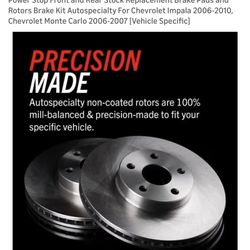 Impala Brake Rotors 