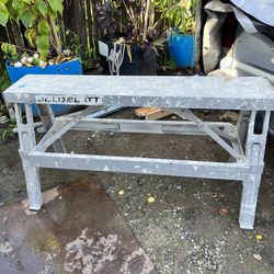 Aluminum bench chair