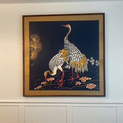 Stunning Painting of Heron Birds
