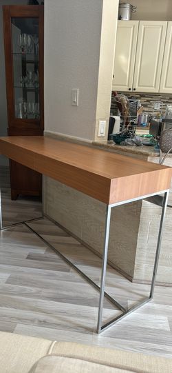 Buffet with two drawers light wooden
