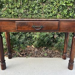 World Market Solid Wood Console Table / Minimalist Desk