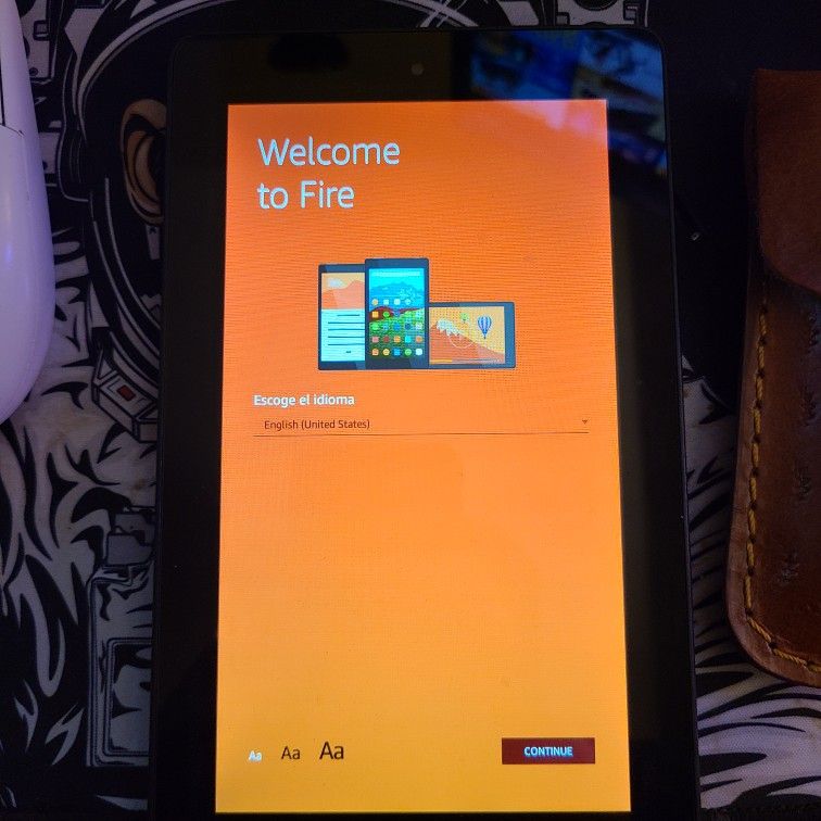 Amazon Kindle Fire 7 5th Generation SV98LN 8 GB Black E Reader Tablet