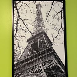 Canvas framed Paris Picture