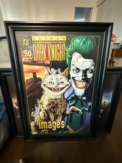 Batman Legends of the Dark Knight #50 Framed Print – Joker DC Comics Wall Art 39.25” x 27.5”