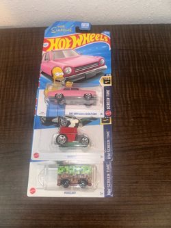 Hot wheels screen time Simpsons Minecraft snoopy lot