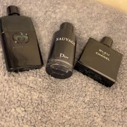 Hmu with offers for chanel edt dior edt and gucci guilty black sold individually 