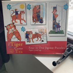 The Tiger Who Came To Yea Four In One Jigsaw Puzzles