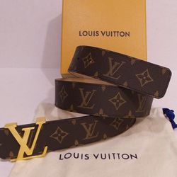 Brown Louis Vuitton Belt 
