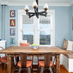 17th C. Spanish Monastery Rectangular Dining Table (DM about chairs if interested)