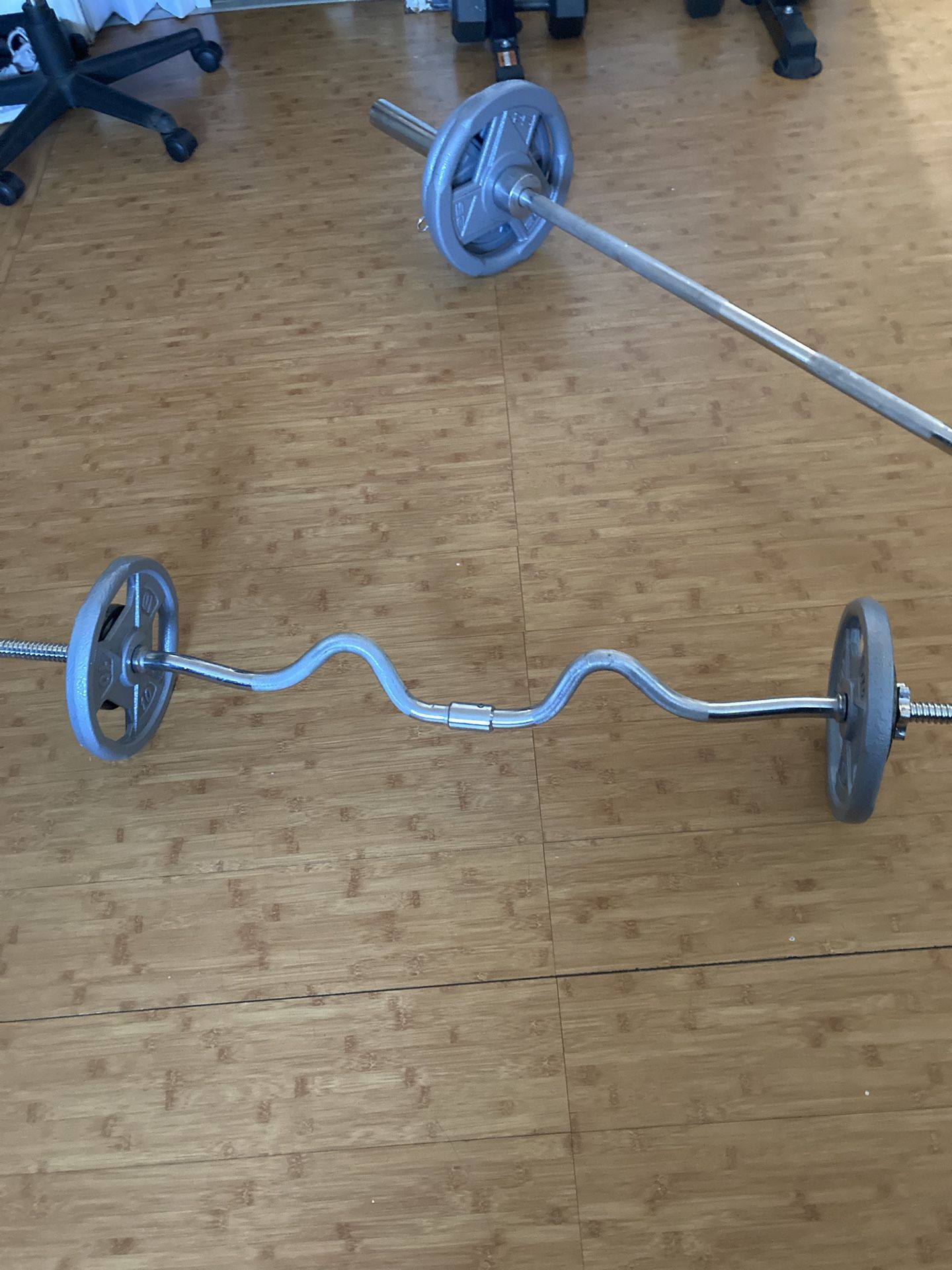 48 Inch Curl Bar Plus Extras