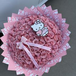 Ramo Buchon  Pink Roses 