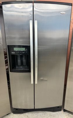 Stainless Steel Whirlpool Side By Side Refrigerator
