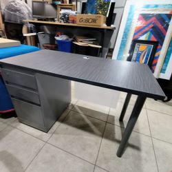 Steel Case 48x24 Computer Desk