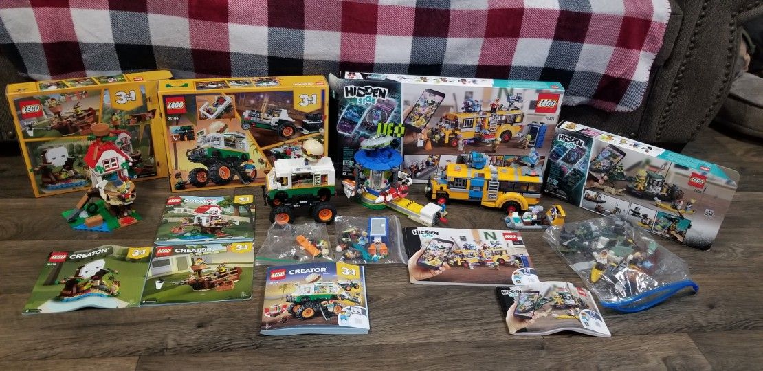 Lego Creator 3in1 And Hidden Side 