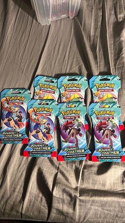 Pokémon TCG Scarlet & Violet Journey Together Booster Packs x7