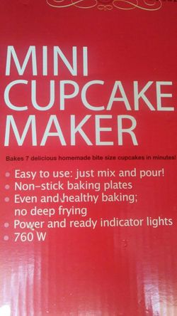 Mini cupcake maker