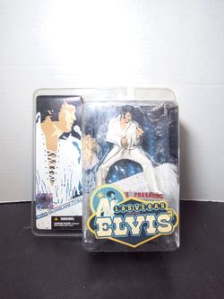 Seth McFarlane Elvis Presley White Jump Suit Figure 2004 NEW in Package Sealed