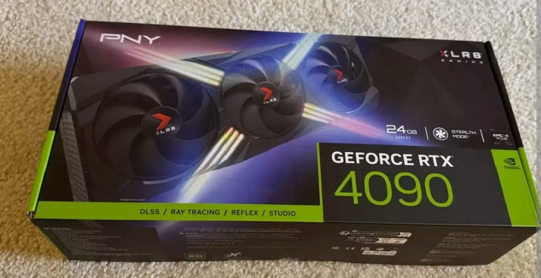 PNY GeForce RTX 4090 XLR8 Gaming VERTO EPIC-X RGB Triple Fan 24GB GDDR6X – Excellent Condition!