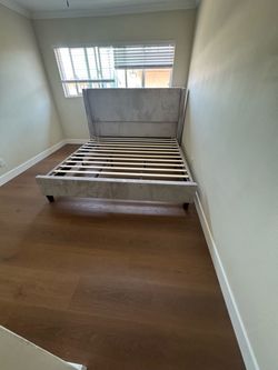 Bed frame and mattress