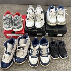 Toddler/Kids Jordan Nike Puma Lot (Used Shoes)