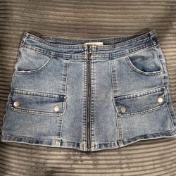 Vanilla Star, Jean Skirt, Size Small