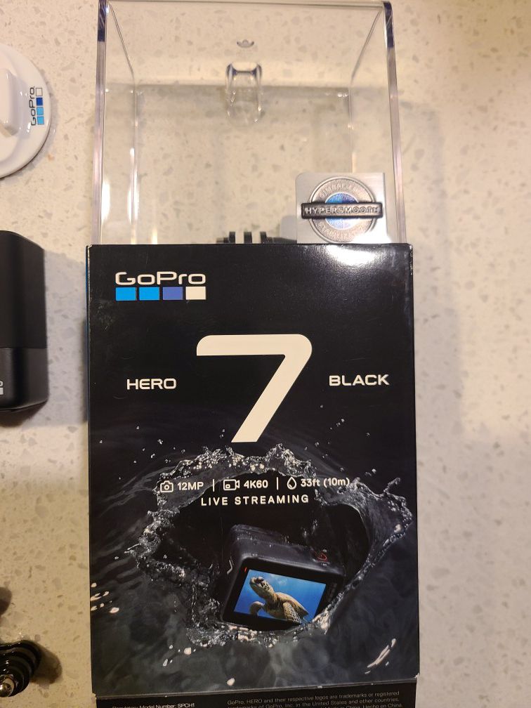 GoPro Hero 7 Black with accessories