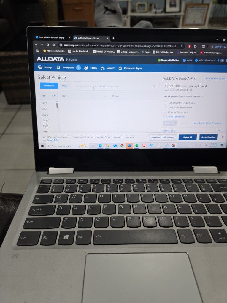 LAPTOP CON ALLDATA2026 FULL