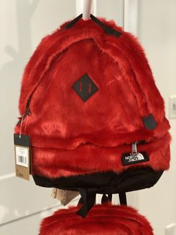 Supreme The North Face Faux Fur Backpack Black