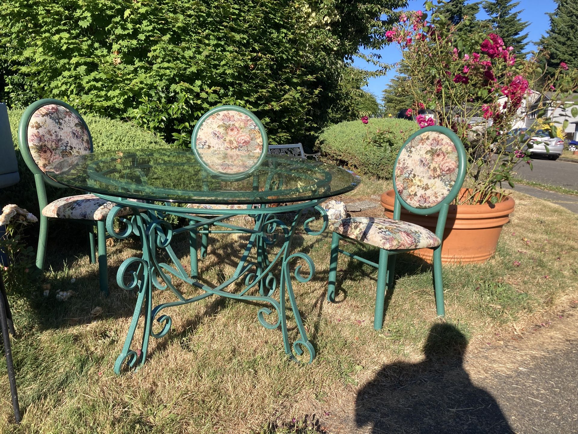 Antique Patio Table