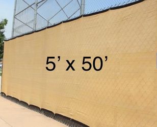 FENCE SCREEN 5 x 50 Privacy Screen - BEIGE 5x50