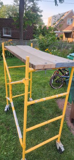 Gorilla ladder folding scaffold