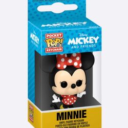 New Funko Pocket Pop Disney's Minnie Mouse Keychain 
