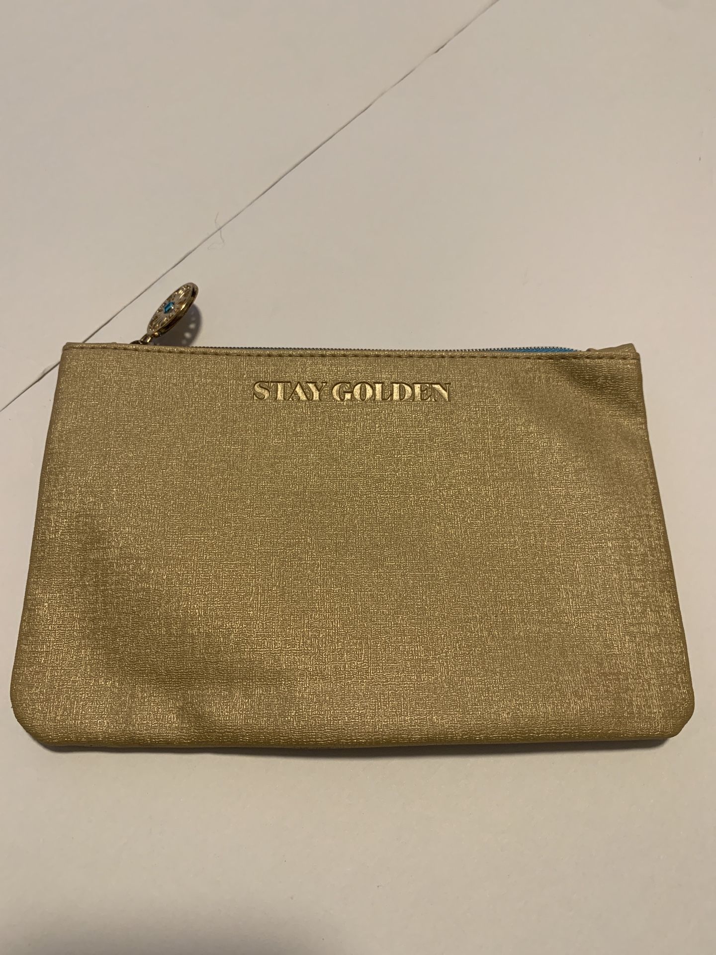 IPSY Stay Golden Cosmetic Pouch