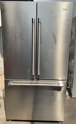 Beko 3-Door Silver Fridge
