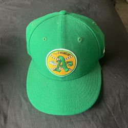 A’s Throwback Fitted Cap