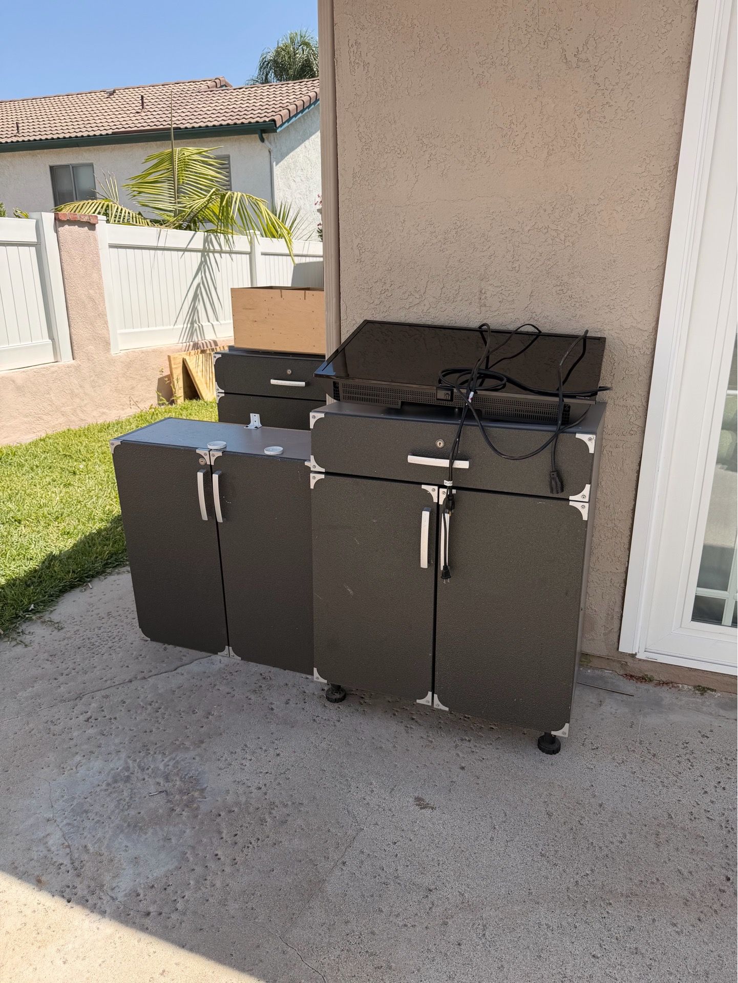 Nine Piece Garage Cabinet Set