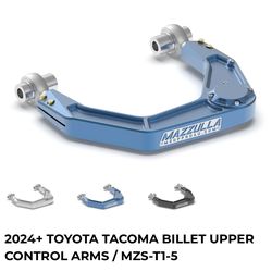 Mazzulla MZS-T1-5 King Blue Billet Upper Control Arms | 2024+ Toyota Tacoma Upgrade