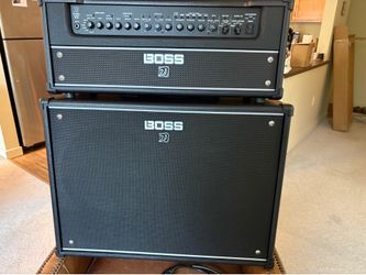 Almost New Boss Katana Artist Generation 3 Guitar Amplifier Head (100 Watts) Boss Katana 212 Guitar Speaker Cabinet Set