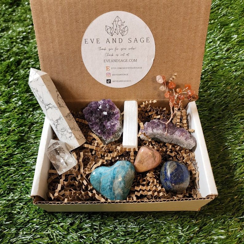 Mystery Box Of Stones And Crystals