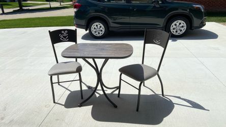 Table and chairs