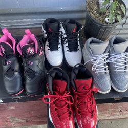 Used Clean Jordans Size 6.5 And 7